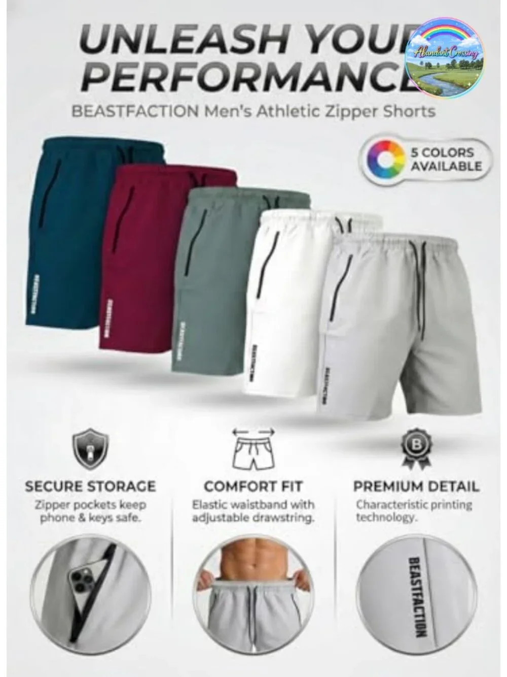 5 Pack Mens Basketball Shorts with Zipper Pockets 9 Inch Mesh Athletic Quick Dry